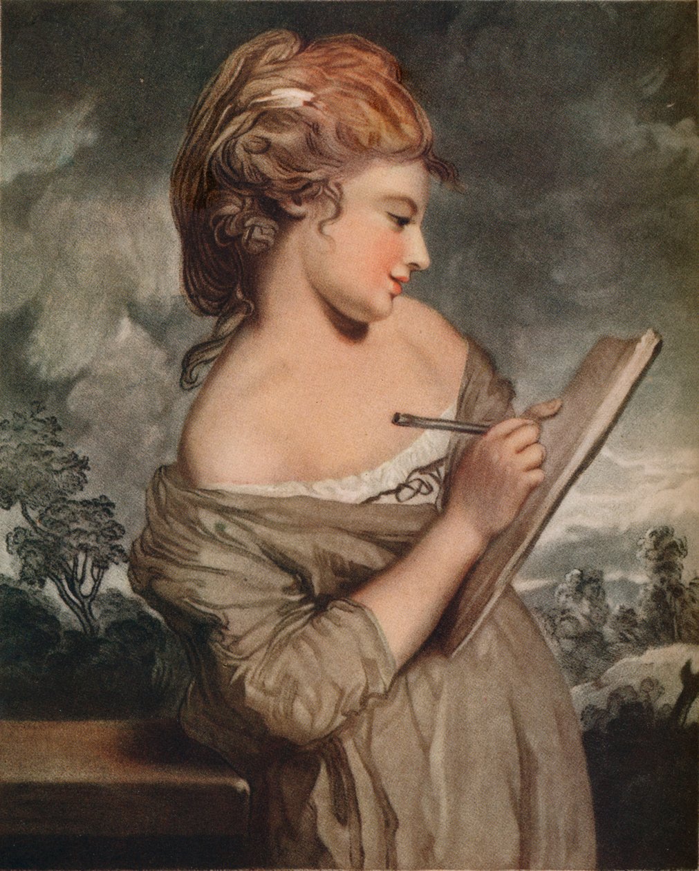 إليزابيث دين ، تصميم ، c1794 بواسطة جوزيف جروزر