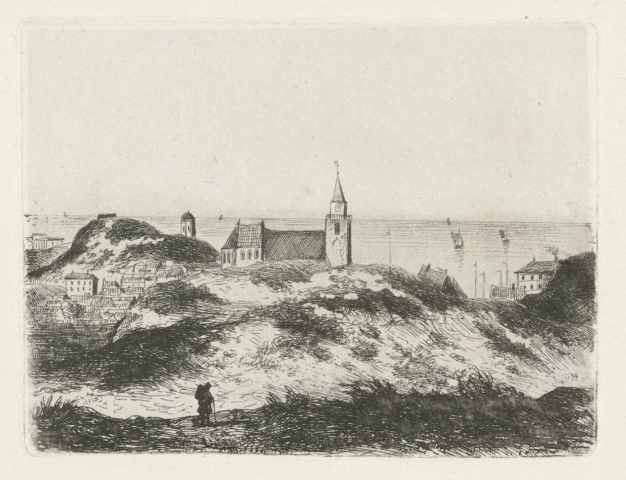منظر ل Scheveningen بواسطة جوزيف هارتوجينسيس