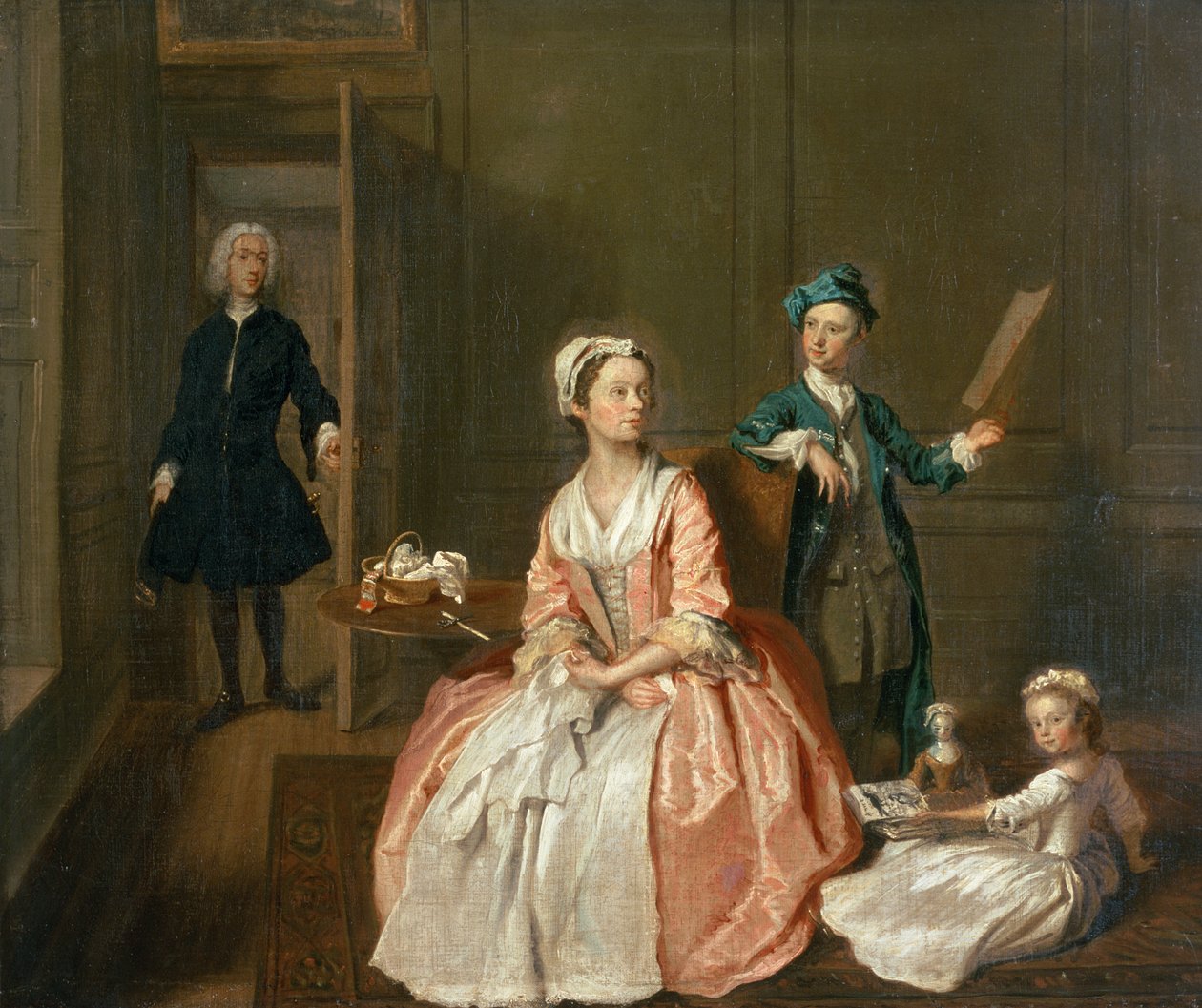 قطعة محادثة ، على الأرجح من عائلة الفنان ، c.1732-5 بواسطة جوزيف هيمور