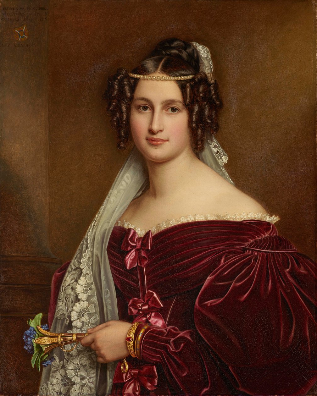 الأميرة كريسنتيا من Oettingen-Oettingen و Wallerstein 1806-1853، 1836. بواسطة جوزيف كارل ستيلر