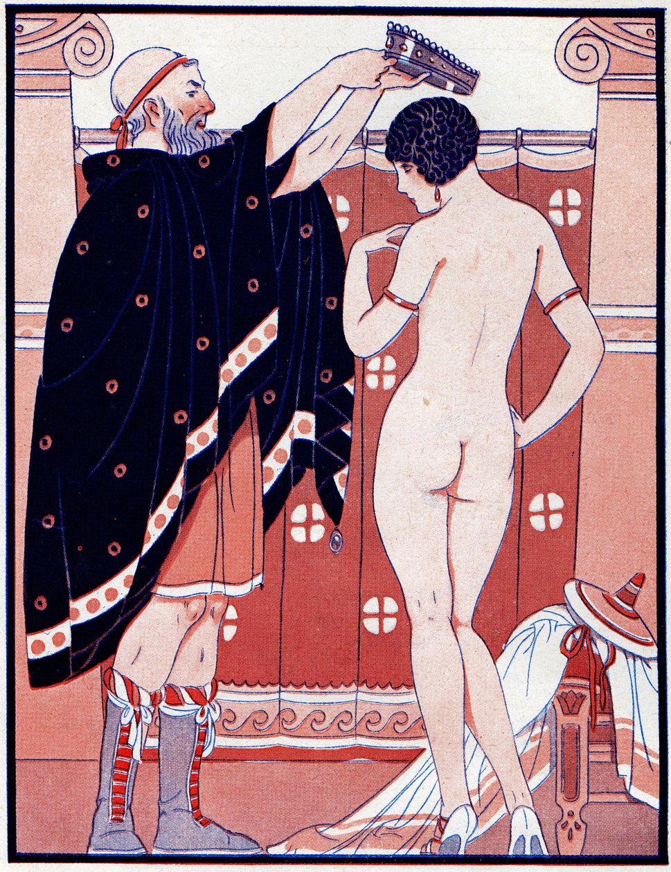 ثلاث جوائز أنثوية - جائزة للجمال - صورة توضيحية من la Vie Parisienne ، 1929 بواسطة جوزيف كون ريجنير