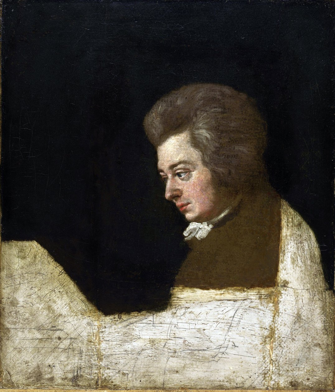 فولفغانغ أماديوس موزارت (1756-1791) par Josef Lange (1751-1831) بواسطة جوزيف لانج
