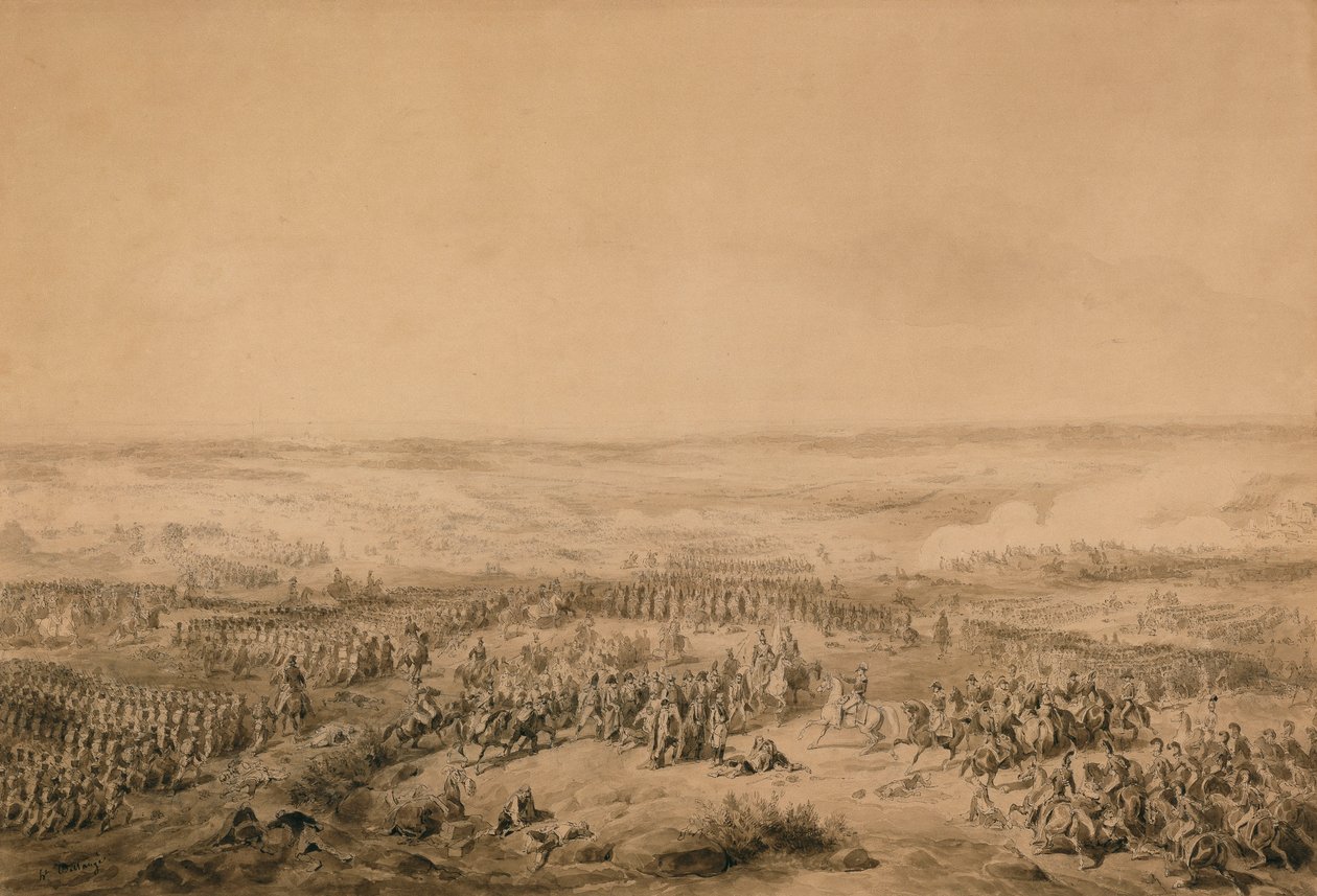 معركة أوكانا ، 1844 بواسطة جوزيف لويس هيبوليت بيلانج