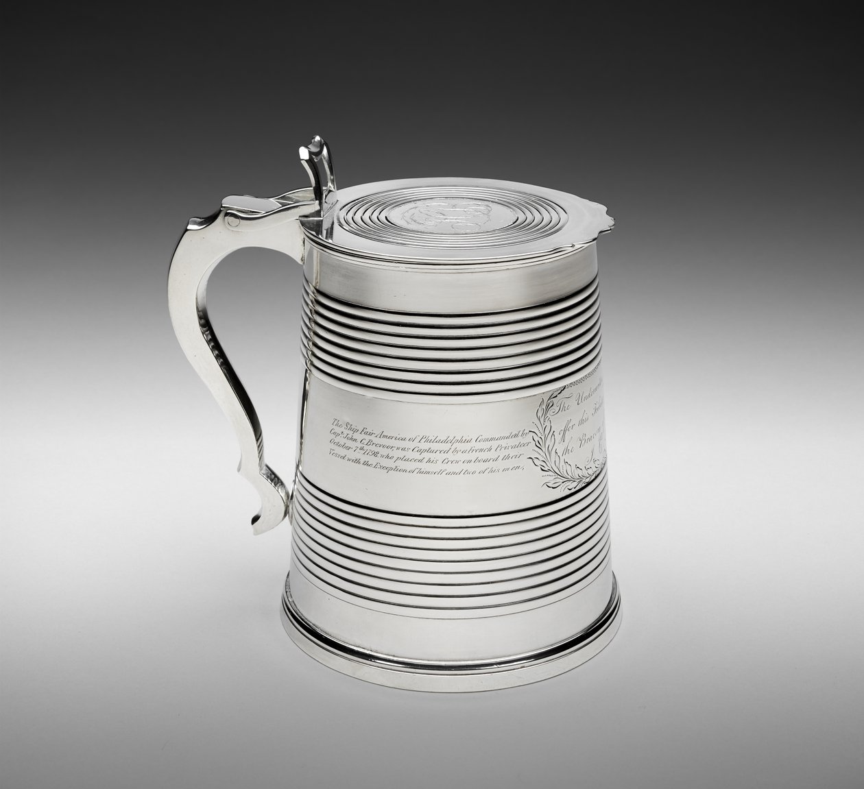 Tankard ، حوالي 1798 (فضي) بواسطة جوزيف لونز