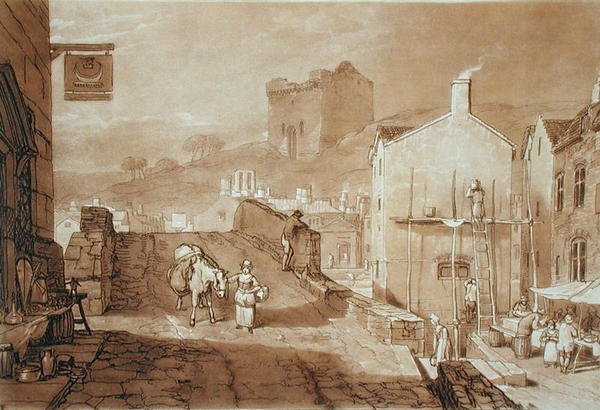 موربيث ، نورثمبرلاند ، نقش تشارلز تورنر (1773-1857) نُشر عام 1808 (نقش) بواسطة جوزيف مالورد ويليام (بعد) تورنر