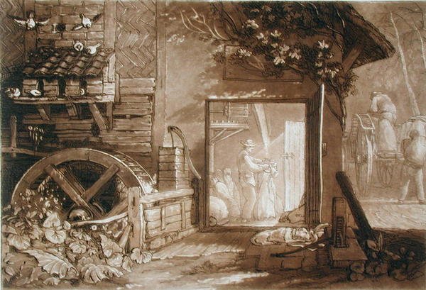 بنبري ميل ، كنت ، نقش بواسطة تشارلز تورنر (1773-1857) نشر 1808 (نقش) بواسطة جوزيف مالورد ويليام (بعد) تورنر