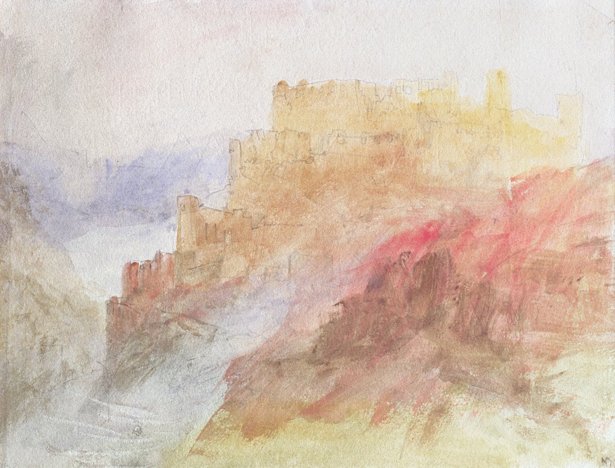 قلعة فوق الهوة ، c.184144 بواسطة جوزيف مالورد وليام تورنر
