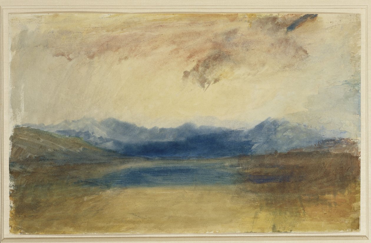 منظر طبيعي جبلي مع بحيرة ، c.1820s بواسطة جوزيف مالورد وليام تورنر