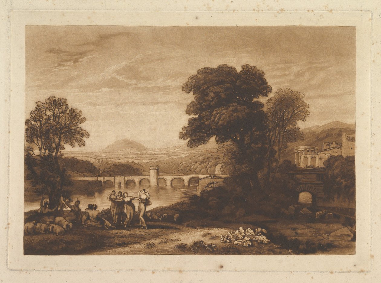 Apuleia في البحث عن لوحات APULEIUS غير المنشورة ، دراسات الكتاب ، 1813-23. بواسطة جوزيف مالورد وليام تورنر