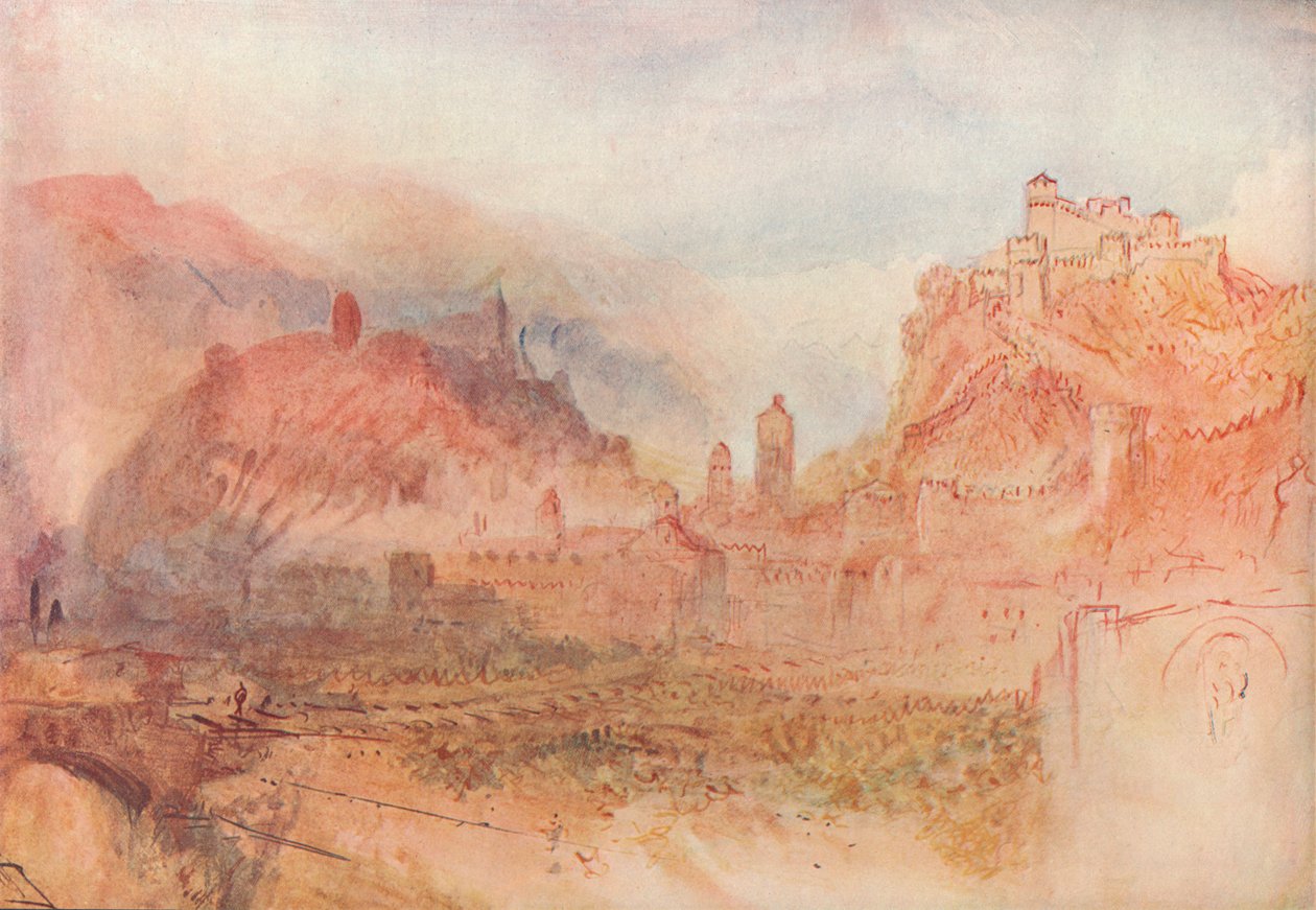 بيلينزونا: من الجنوب ، 1909 بواسطة جوزيف مالورد وليام تورنر