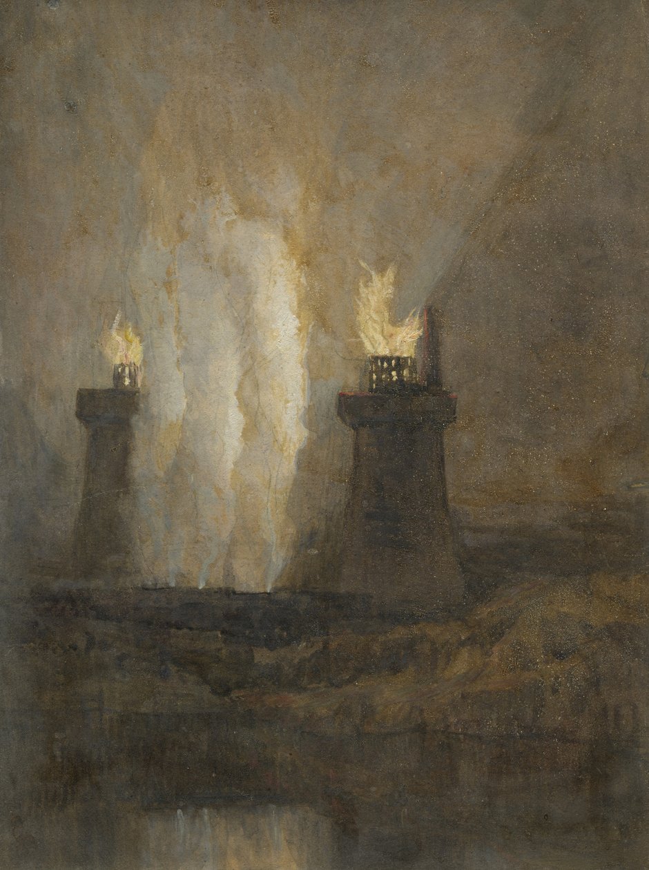 أعمال الحديد كارون ، c.1800 بواسطة جوزيف مالورد وليام تورنر
