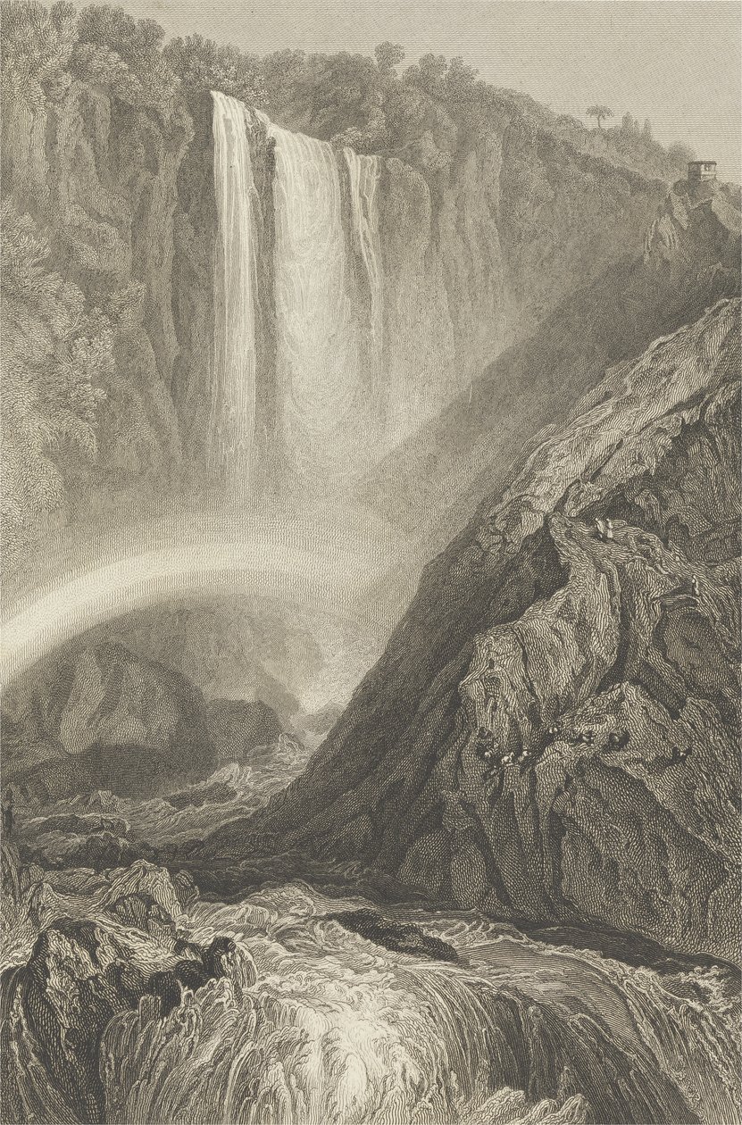 شلال تيرني ، c.1820 بواسطة جوزيف مالورد وليام تورنر