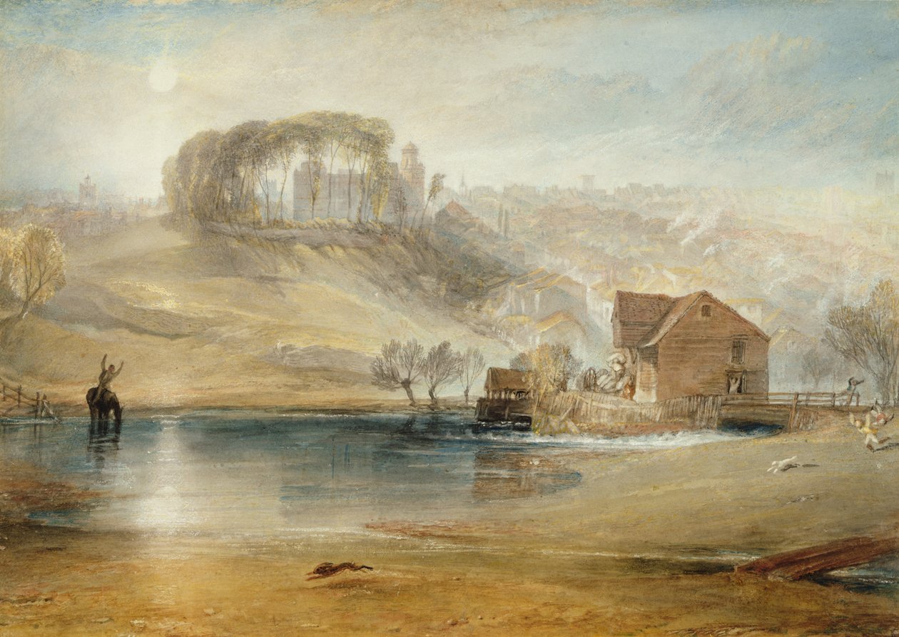 كولشيستر ، c.1826 (الجرافيت ، مرحاض ، لون الجسم والطباشير على الورق) بواسطة جوزيف مالورد وليام تورنر