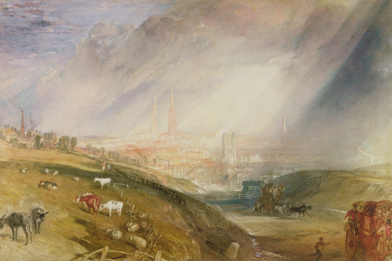 كوفنتري ، وارويكشاير ، c.1832 بواسطة جوزيف مالورد وليام تورنر