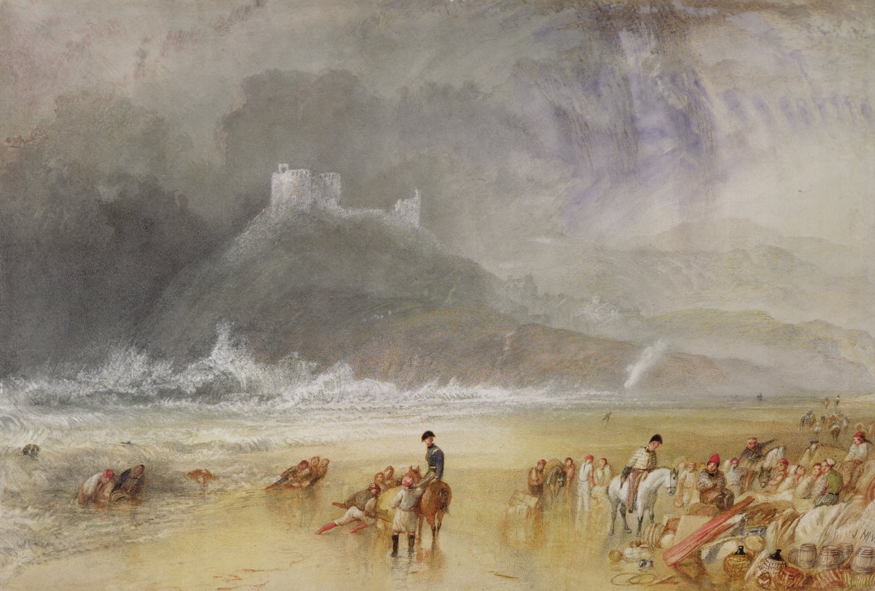 قلعة كريسيث ، شمال ويلز ، c.1835 بواسطة جوزيف مالورد وليام تورنر