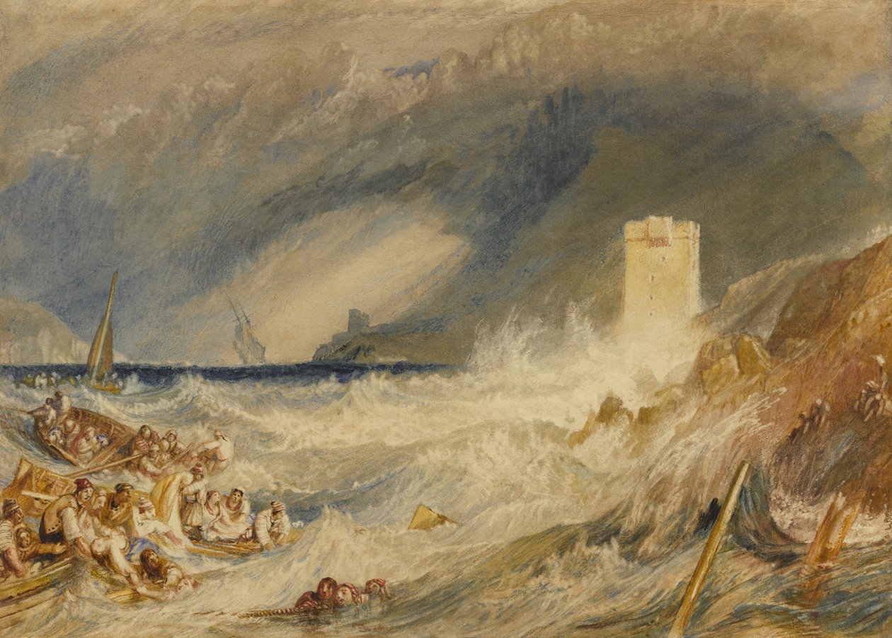 مدخل ميناء فوي ، كورنوال ، c.1827 بواسطة جوزيف مالورد وليام تورنر