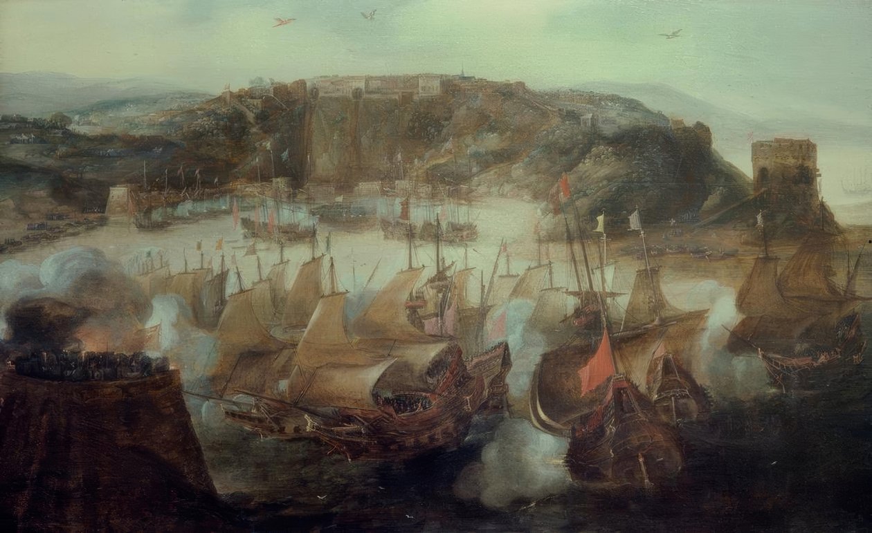 غزو سلفادور عام 1624 - أ. Eertvelt بواسطة جوزيف مالورد وليام تورنر