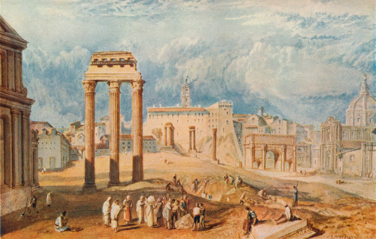 المنتدى الروماني ، 1818 بواسطة جوزيف مالورد وليام تورنر