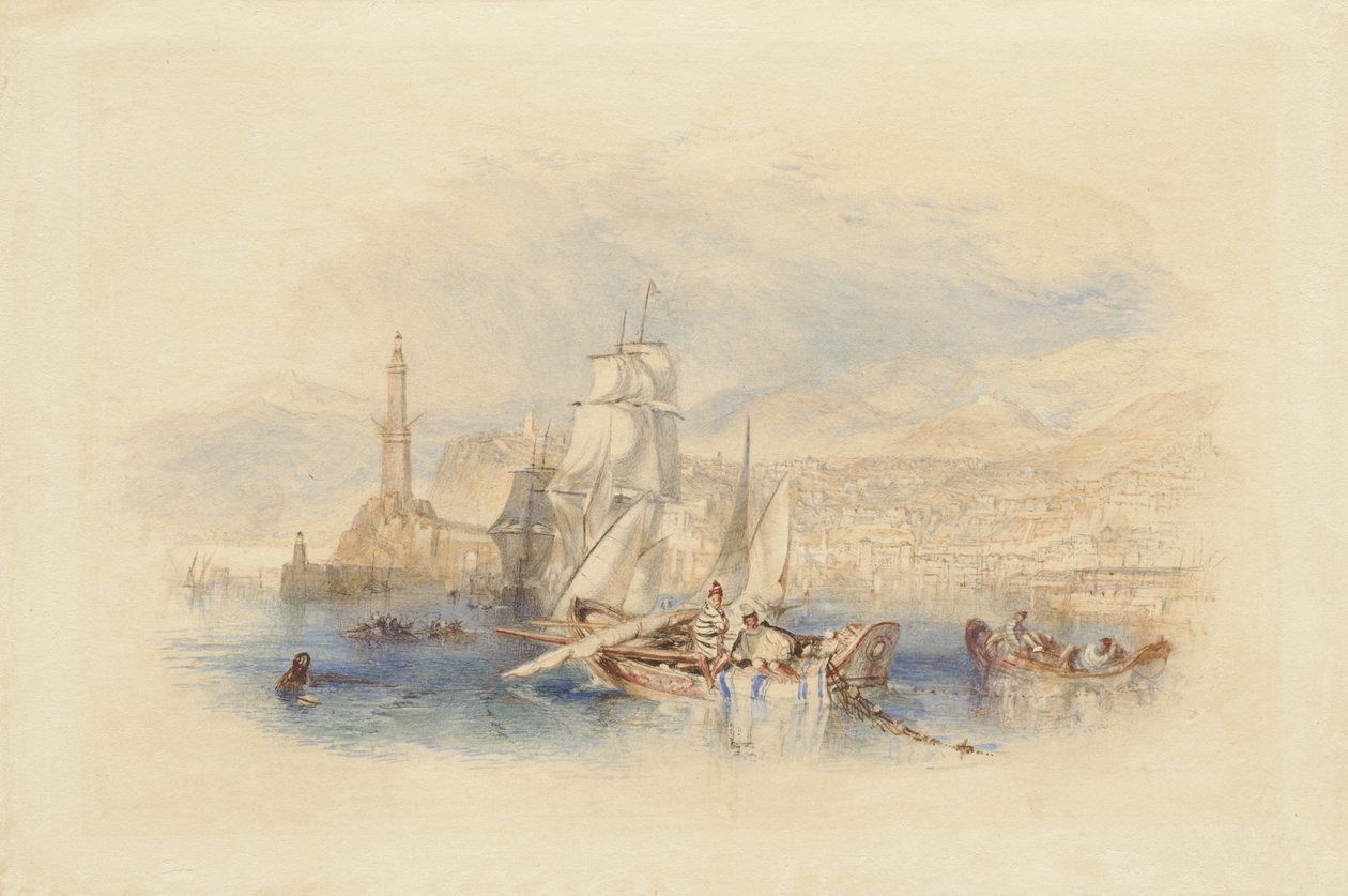 جنوة ، ج .1832 بواسطة جوزيف مالورد وليام تورنر