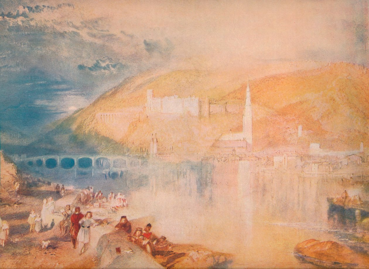 هايدلبرغ-الغروب ، c1840 ، 1918 بواسطة جوزيف مالورد وليام تورنر