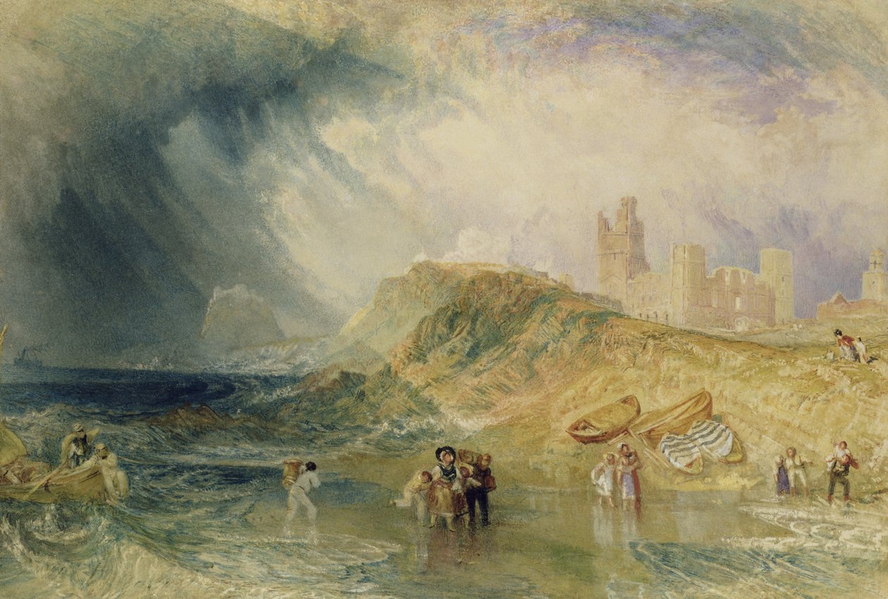 الجزيرة المقدسة ، نورثمبرلاند ، c.1820 بواسطة جوزيف مالورد وليام تورنر