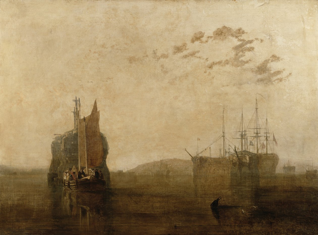 الهيكل على تمار ، c.1812 بواسطة جوزيف مالورد وليام تورنر