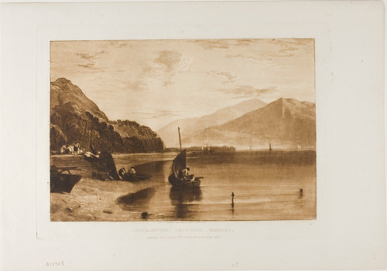 Inverary Pier Loch Fyne ، الصباح بواسطة جوزيف مالورد وليام تورنر