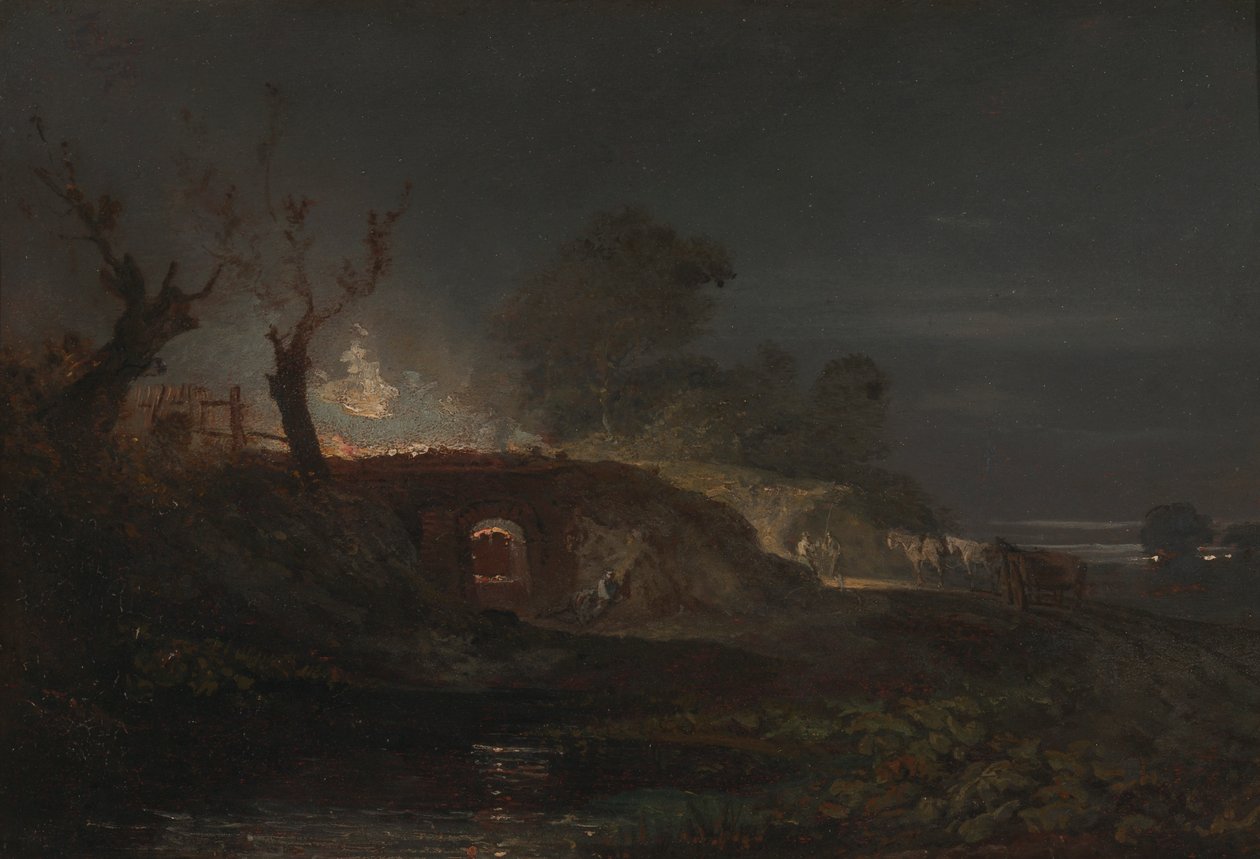 Limekiln في Coalbrookdale بواسطة جوزيف مالورد وليام تورنر