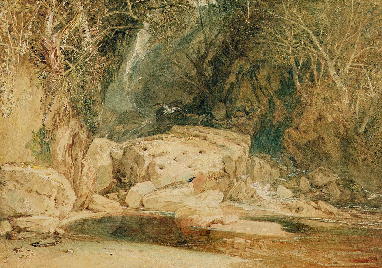 لونلي ديل ، وارفديل ، حوالي عام 1818 (ألوان مائية على ورق) بواسطة جوزيف مالورد وليام تورنر
