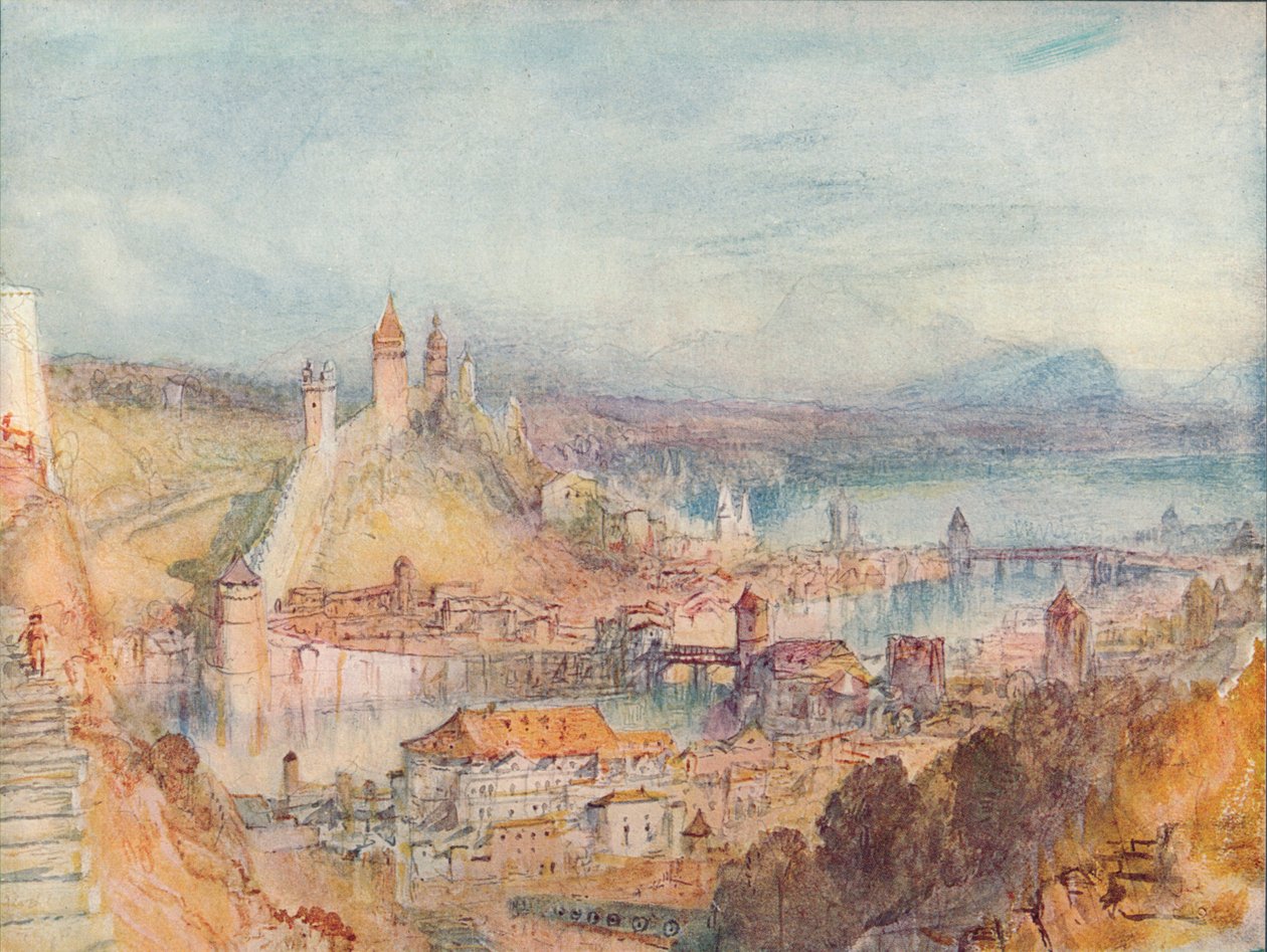 لوسيرن ، 1909 بواسطة جوزيف مالورد وليام تورنر