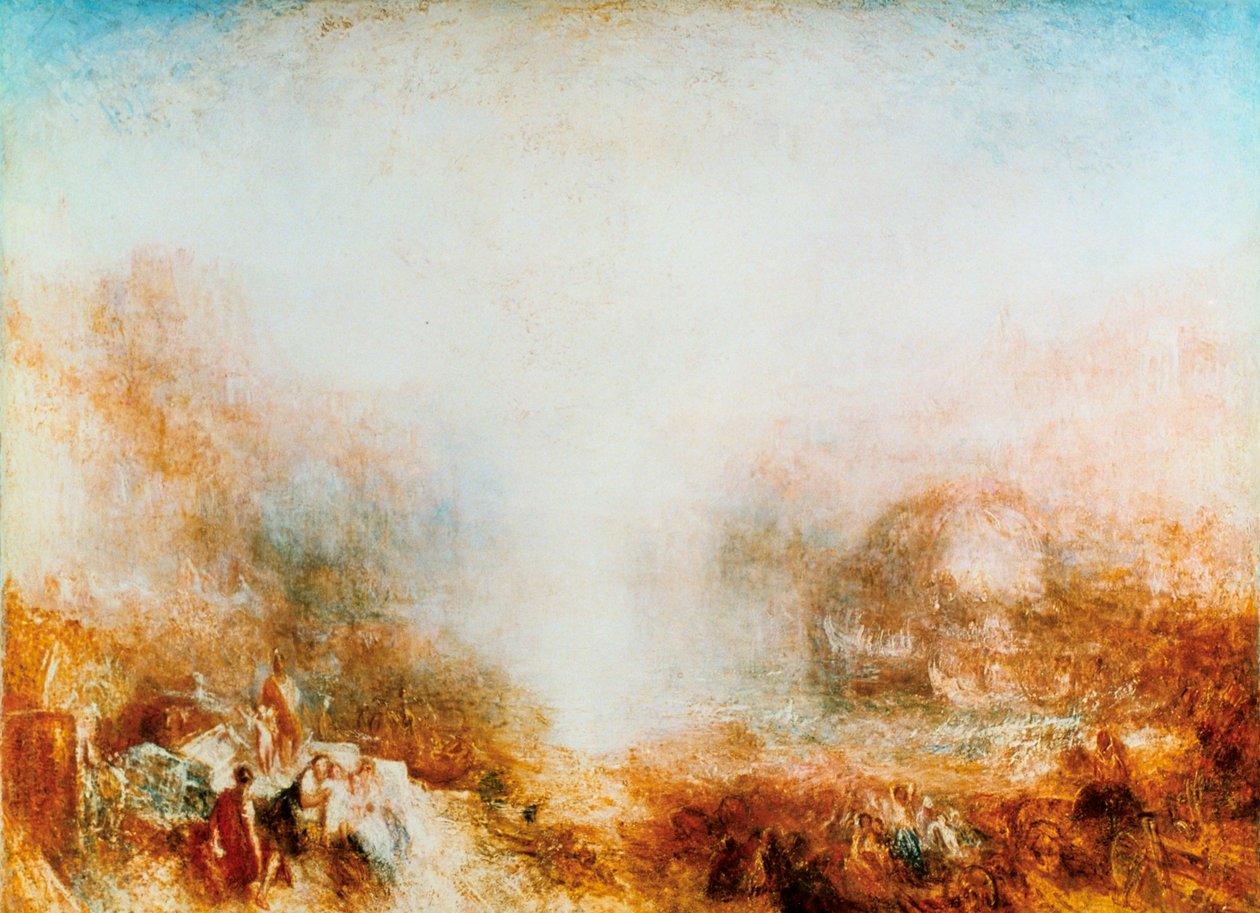 أرسلت الزئبق إلى Admonish Aeneas ، 1850 بواسطة جوزيف مالورد وليام تورنر