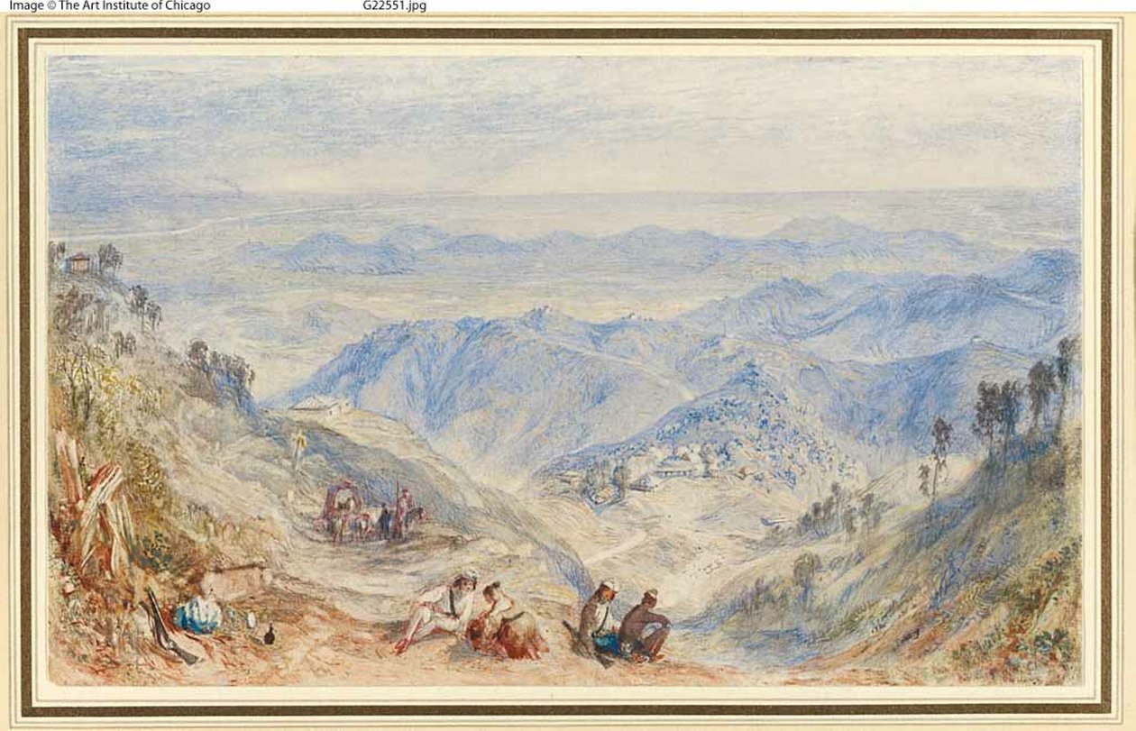 Mussooree و Dhoon من Landour بواسطة جوزيف مالورد وليام تورنر