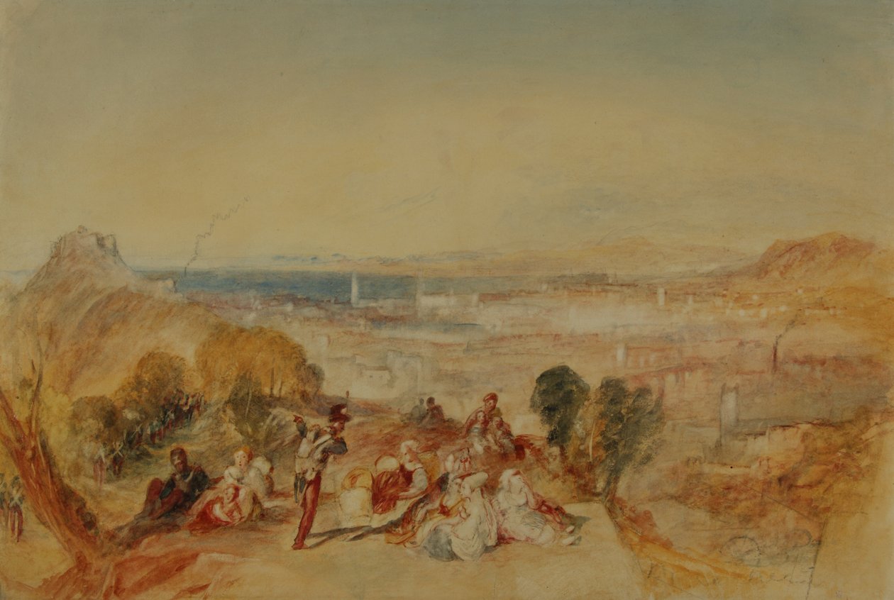 نابولي ، 1850-1851 (قلم رصاص وألوان مائية على ورق) بواسطة جوزيف مالورد وليام تورنر