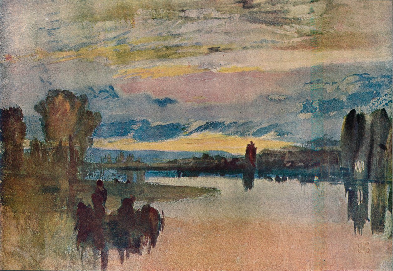 على البحيرة في بيتورث - مساء 1909 بواسطة جوزيف مالورد وليام تورنر