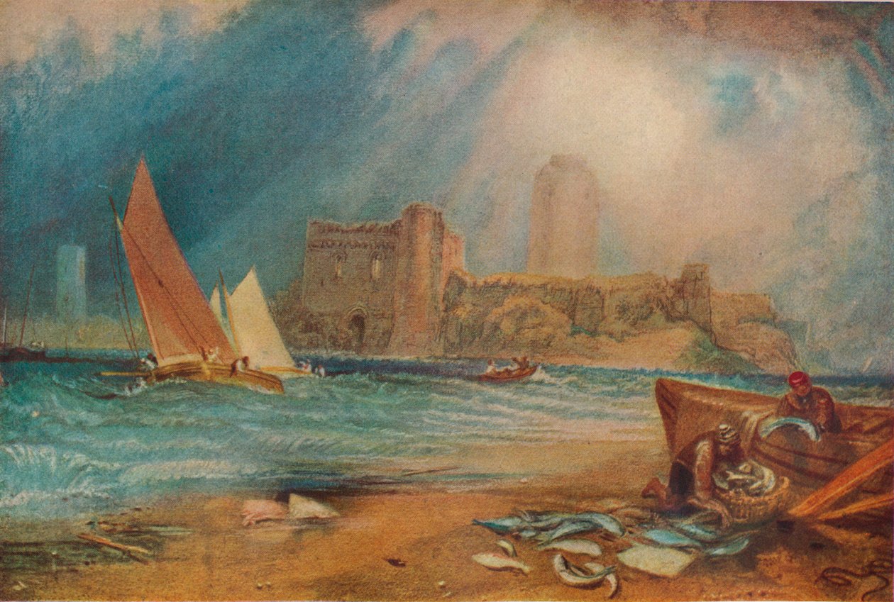 قلعة بيمبروك ، ويلز ، c1829 بواسطة جوزيف مالورد وليام تورنر