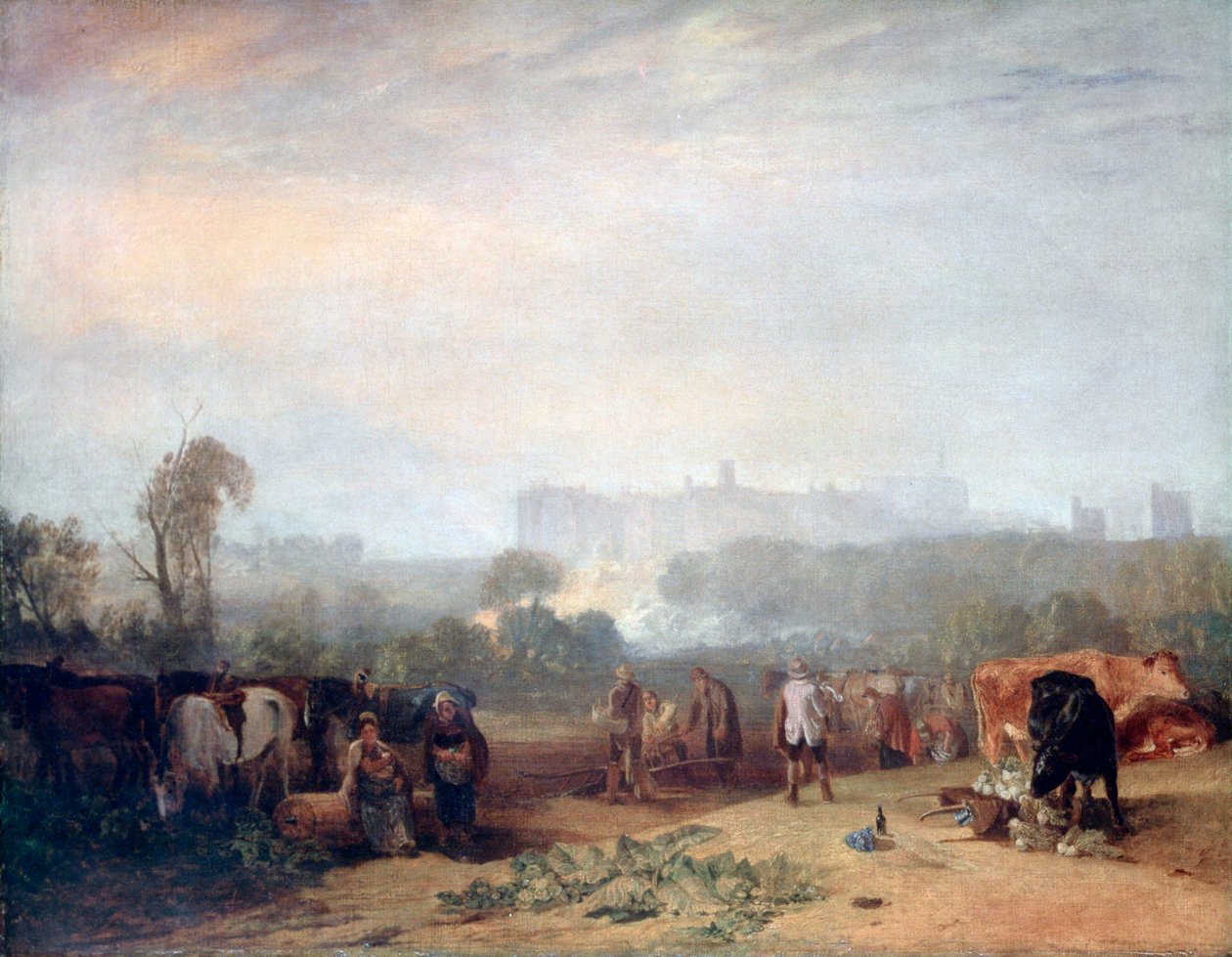 حرث اللفت ، بالقرب من Slough ، `Windsor ، c1809 بواسطة جوزيف مالورد وليام تورنر