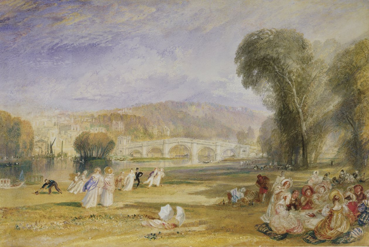ريتشموند هيل والجسر ، ساري ، c.1828-9 بواسطة جوزيف مالورد وليام تورنر