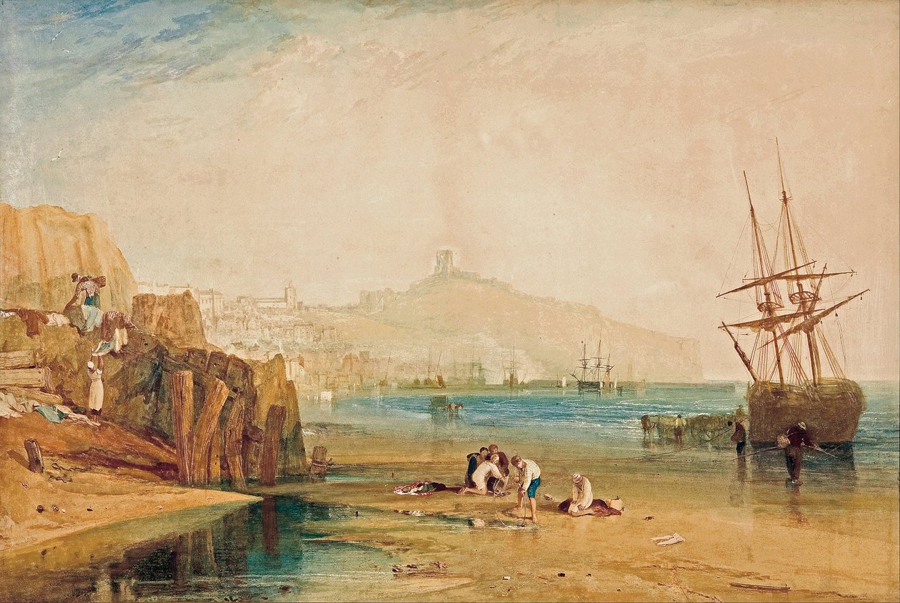 سكاربورو ، صباح ، أولاد يصطادون السرطان ، ج. 1810 بواسطة جوزيف مالورد وليام تورنر