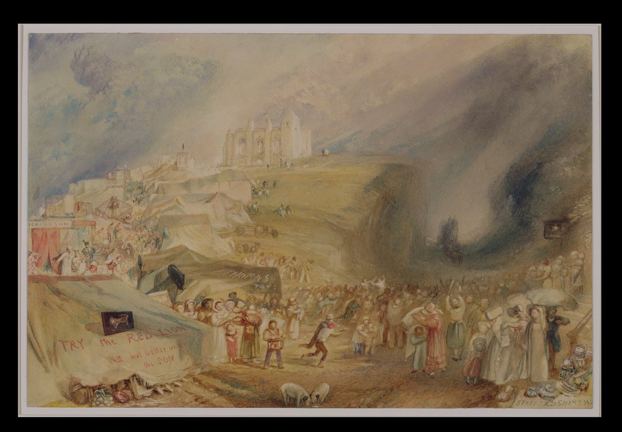 سانت كاترين هيل ، جيلدفورد ، ساري ، 1830 (مرحاض وجرافيت على ورق) بواسطة جوزيف مالورد وليام تورنر