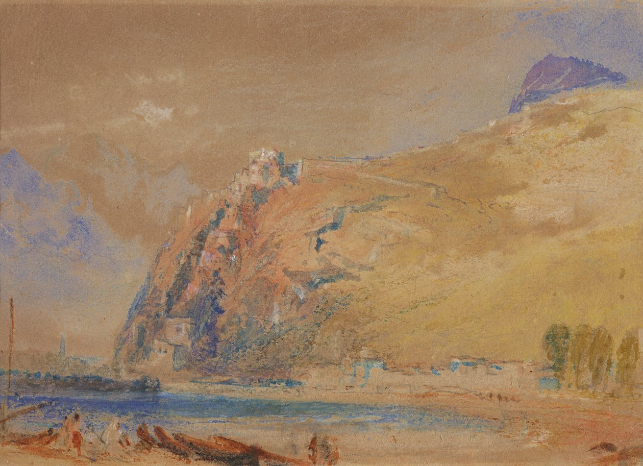 الباستيل في غرونوبل من وادي إيزيري ، حوالي عام 1836 (ألوان مائية على ورق) بواسطة جوزيف مالورد وليام تورنر
