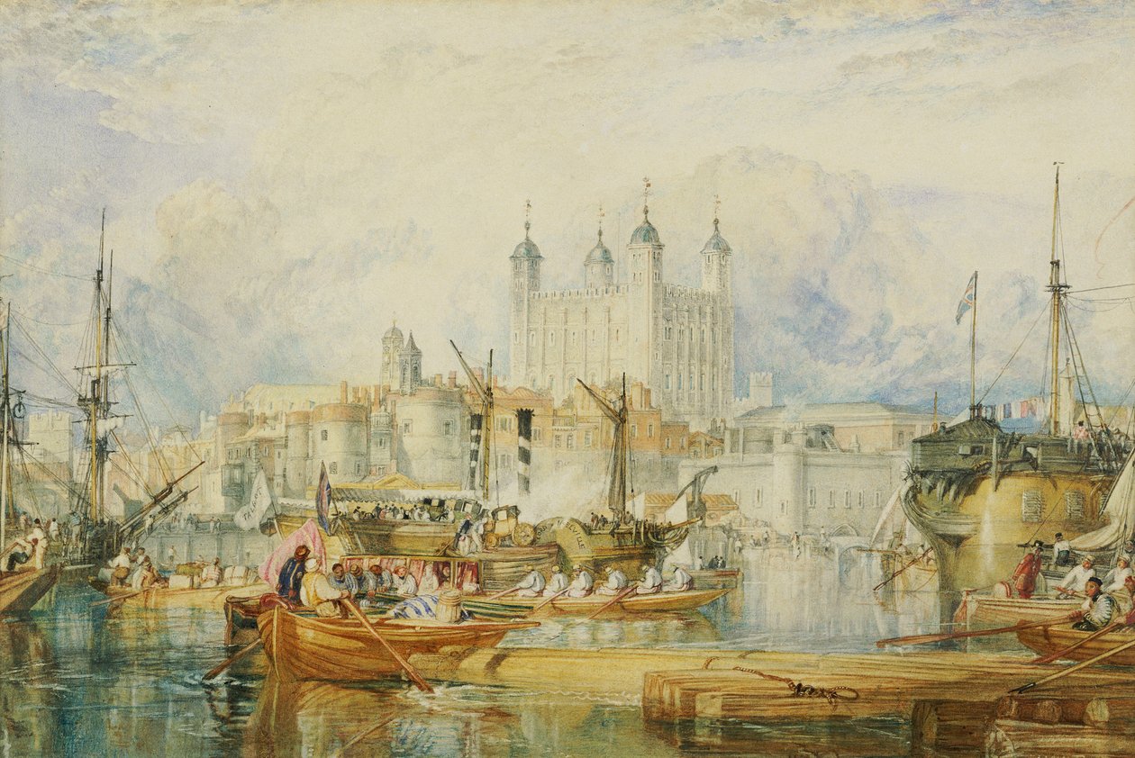 برج لندن ، c.1825 بواسطة جوزيف مالورد وليام تورنر