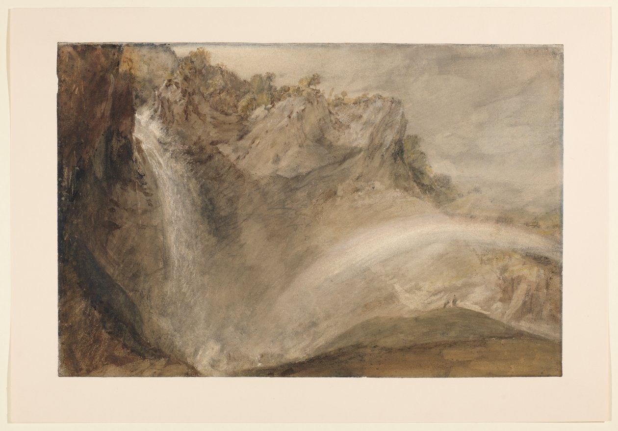 الشلالات العليا في Reichenbach ، 1802 بواسطة جوزيف مالورد وليام تورنر