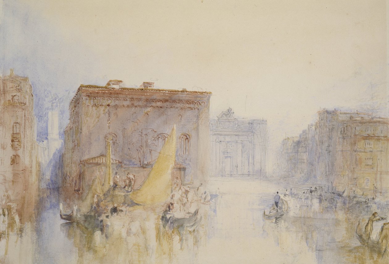 البندقية: الأكاديمية ، 1840 (مرحاض بالقلم والحبر على الورق) بواسطة جوزيف مالورد وليام تورنر
