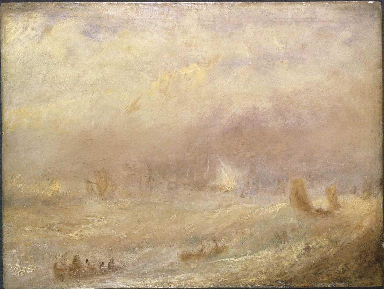 Vue de Deal - منظر للصفقة ، بقلم تورنر ، جوزيف مالورد ويليام (1775-1851). زيت على ورق. الأبعاد: 24.5 × 32 سم. المتحف الوطني ستوكهولم بواسطة جوزيف مالورد وليام تورنر