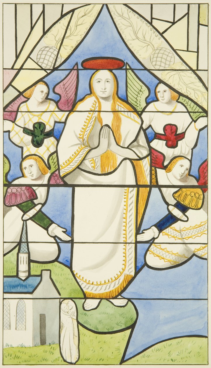 Stained glass in St Mark