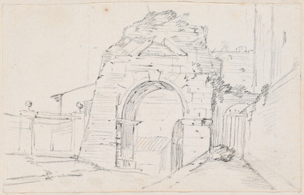 قوس Drusus بالقرب من طريق Appian بواسطة جوزيف ماري فين
