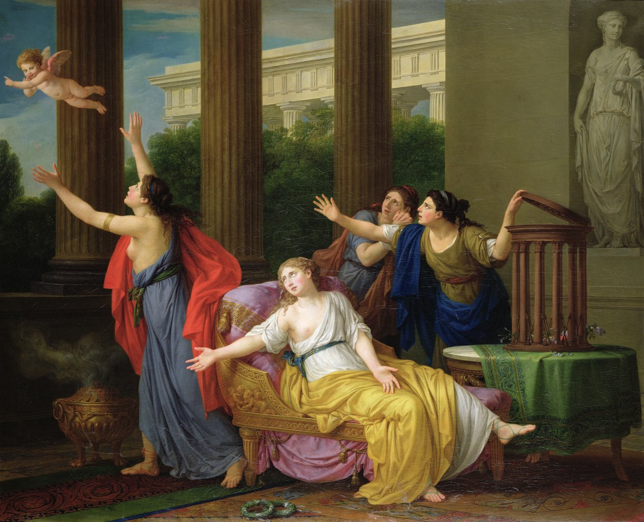 كيوبيد الفارين من العبودية ، 1789 بواسطة جوزيف ماري ، الأكبر فين