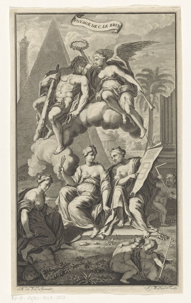 توجت فيكتوريا هرقل Voyage de C. le brun (العنوان على الكائن) صفحة عنوان: Cornelis de Bruyn، Voyage au Levant، 1700 بواسطة جوزيف مولدر