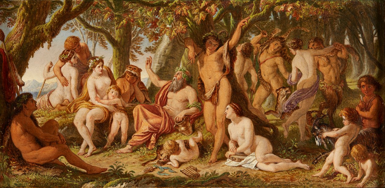 أغنية Silenus (زيت على قماش) بواسطة جوزيف نويل باتون