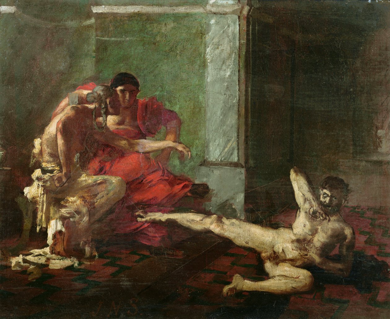 سم اختبار الجراد على الرقيق ، 1870-80 بواسطة جوزيف نويل سيلفستر